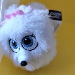 3/$20💗The Secret Life Of Pets Gidget White Pomeranian Plush McDonalds 2016